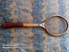 RACCHETTA IN LEGNO VINTAGE ,,CASTLE , HERON..OTTIME CONDIZIONI