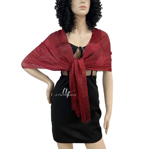 Rosso dark elegante stola - dark,