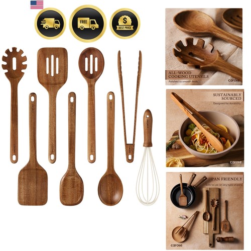 Set utensili cucina legno - cucina, 8pz