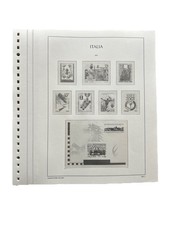 Fogli Album Leuchtturm Italia Repubblica 2001/2008 - 8 annate 22 fori Marini