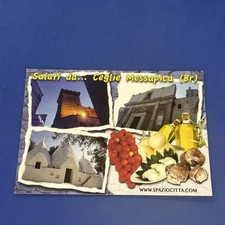SALUTI DA CEGLIE MESSAPICA - CARTOLINA A COLORI