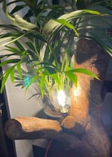 lampada artigianale fatta a mano in legno reciclato pezzi unici arredamento casa