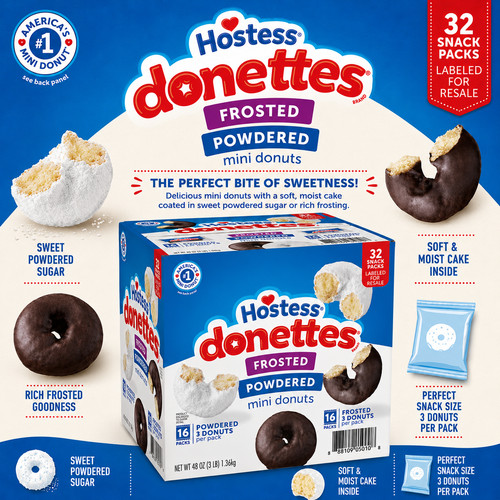 Hostess donettes variety pack - hostess,