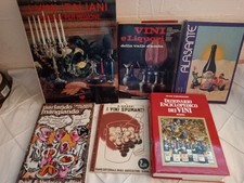 Lotto 6 Libri Vino Vini  Liquori Spumanti Ecc. Foto Con Titoli A0