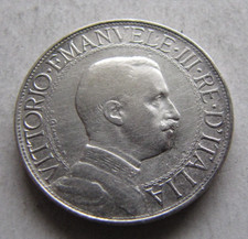 Italy 2 Lire 1911 Quadriga