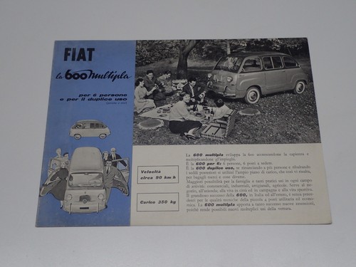 Fiat 600 multipla depliant - 600,