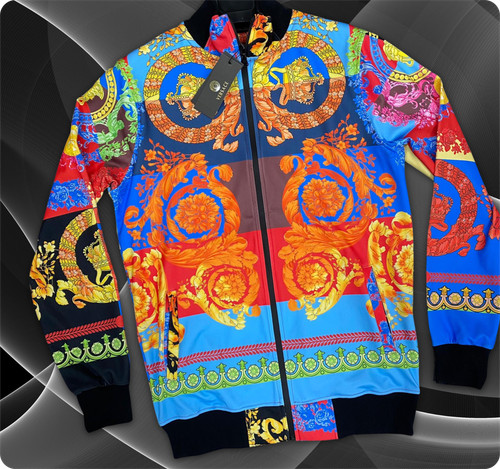 Versace giacca pista stampa - versace,