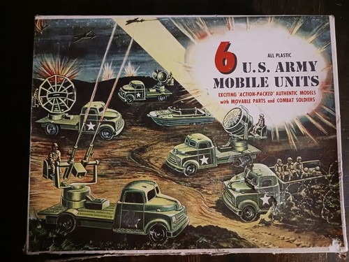 Vintage pyro plastics army - plastics,