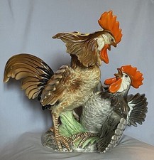 Combattimento fra galli in ceramica - Giovanni Ronzan