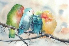 Dipinto  acquarello calvagna