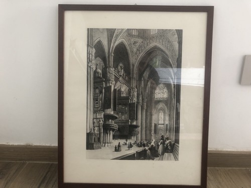 Stampe antica milano duomo - stampe,
