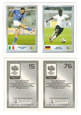 Mondiali Germania 2006 Mini Stickers Francesco Totti Asamoah 15/76 Panini