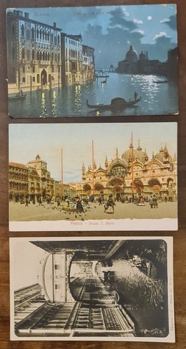 Venezia lotto 9 cartoline - venezia,