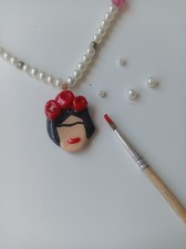 Collana frida kahlo iconica - frida, kahlo.