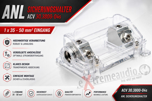 Portafusibili acv 3800 04s - acv, 30.3800-04s