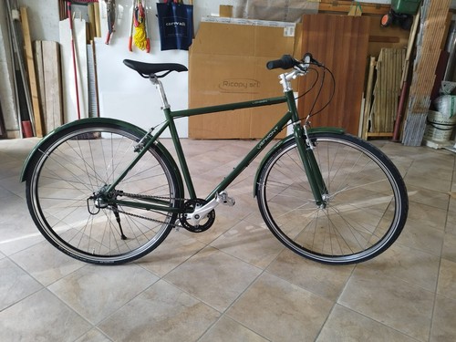 Bici verde retro - verde, retro'