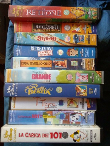 Vhs videocassette walt - vhs,