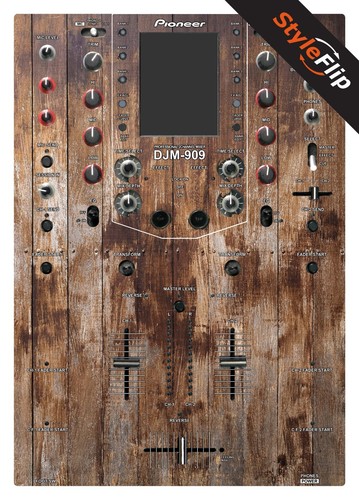Pioneer djm 909 skin - legno, 1