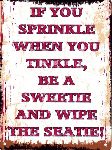 You sprinkle when - sprinkle,