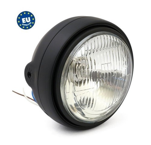 Faro anteriore nero harley - anteriore,