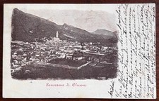 CARTOLINA D' EPOCA-CLUSONE (BG) "PANORAMA" VIAGGIATA 1902