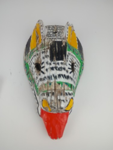 Maschera cavallo danza legno