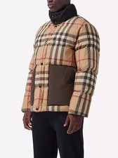 Piumino burberry kilham check - piumino,