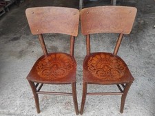 COPPIA DI SEDIE IN LEGNO ANNI 50