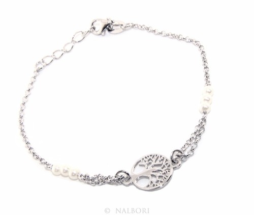 Bracciale argento 925 albero - argento,