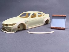 Kit carrozzeria larga BMW M3-F80 scala 1/18 non verniciata stampata in resina