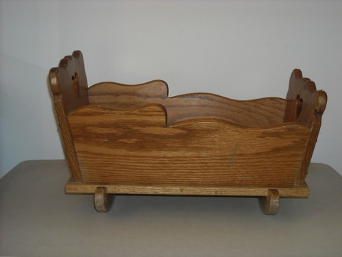 Letto dondolo vintage - dondolo, legno