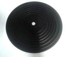 TAPPETINO VINTAGE IN GOMMA PER GIRADISCHI DIAMETRO 26 CM
