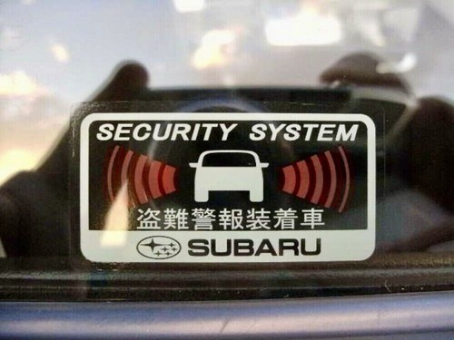 Adesivo subaru sistema - subaru,