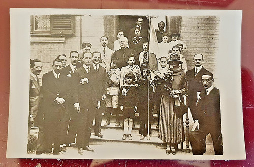 Foto epoca gruppo personaggi - foto,
