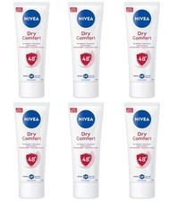 6pz Nivea Dry Comfort deodorante crema prot. deo anti-traspirante  48h 75ml