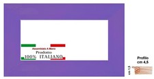 Cornice viola opaca in legno
