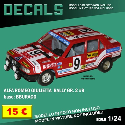 Decals repro alfa romeo - decals,