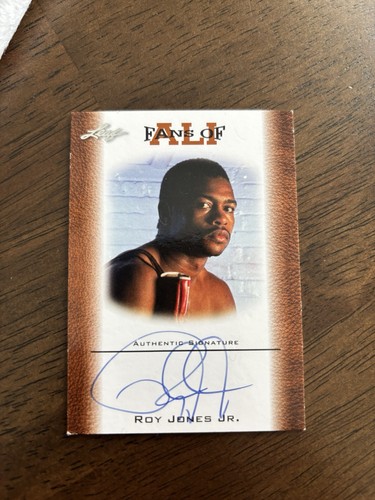 Roy jones card auto - jones, 2010