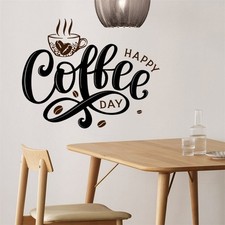 1pcs Caffè Inglese Adesivi