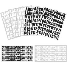 Adesivi numeri lettere vinile