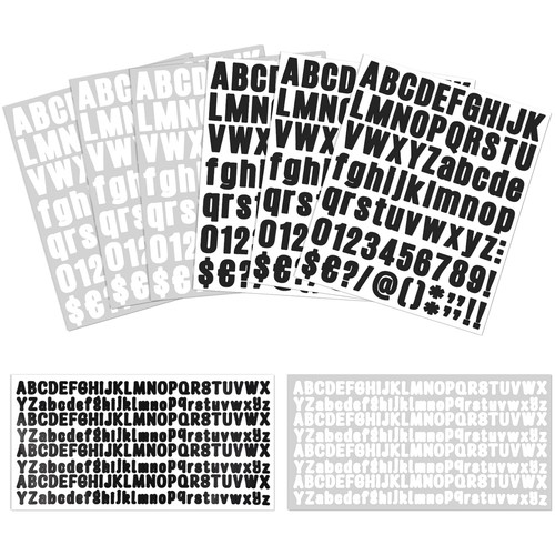 Adesivi numeri lettere vinile
