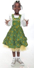 Vestito Pinafore Africano