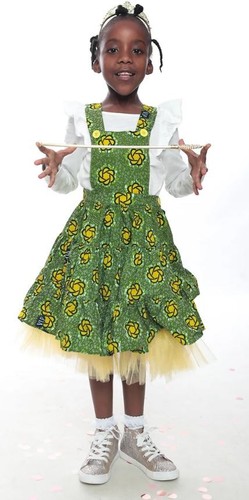 Vestito pinafore africano - pinafore,