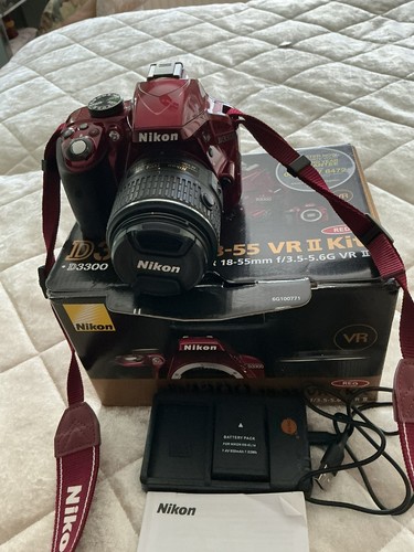 Nikon d3300 rosso ottime - d3300, in