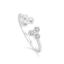 Anello Aperto Geometrico