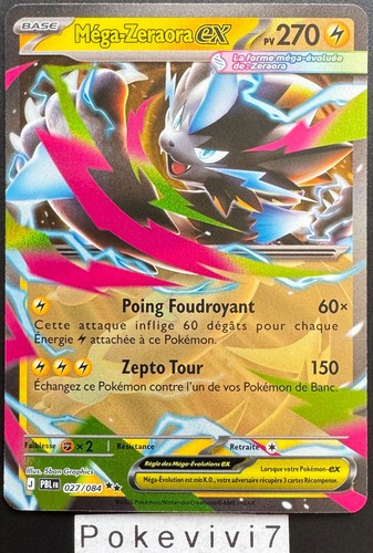 Carte pokemon mega zeraora - carte,
