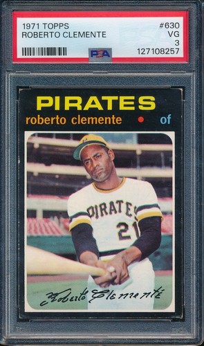 1971 topps 630 roberto - topps,