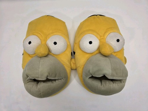 Homer simpson plush slippers - plush,