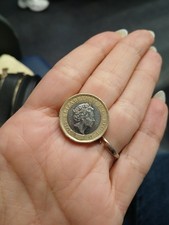 Moneta Rara One Pound sterlina Regina Elisabetta 2016