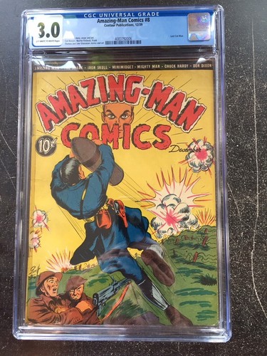 Amazing man comics cgc - comics, #8